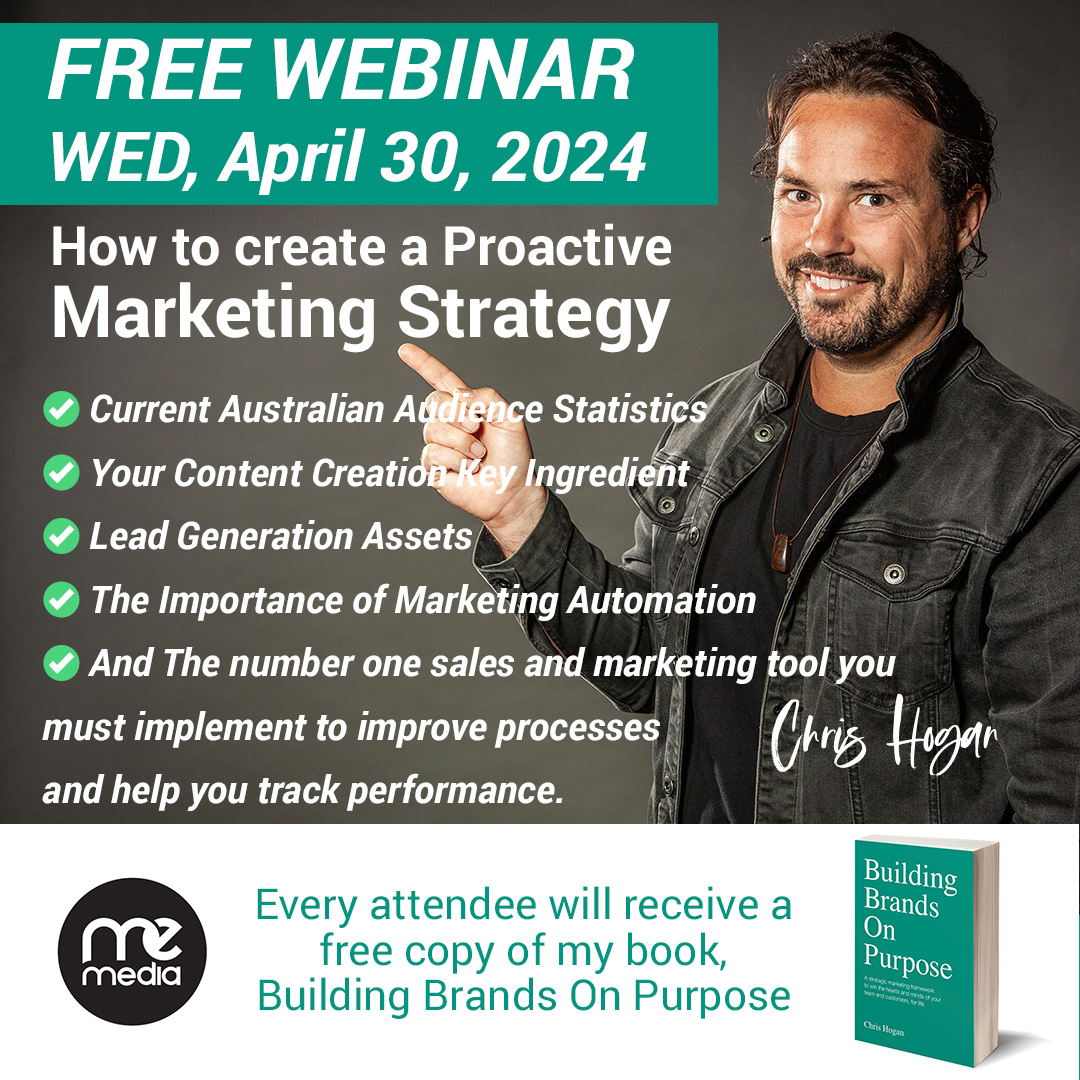 Free Webinar, How to create a Proactive Marketing Strategy